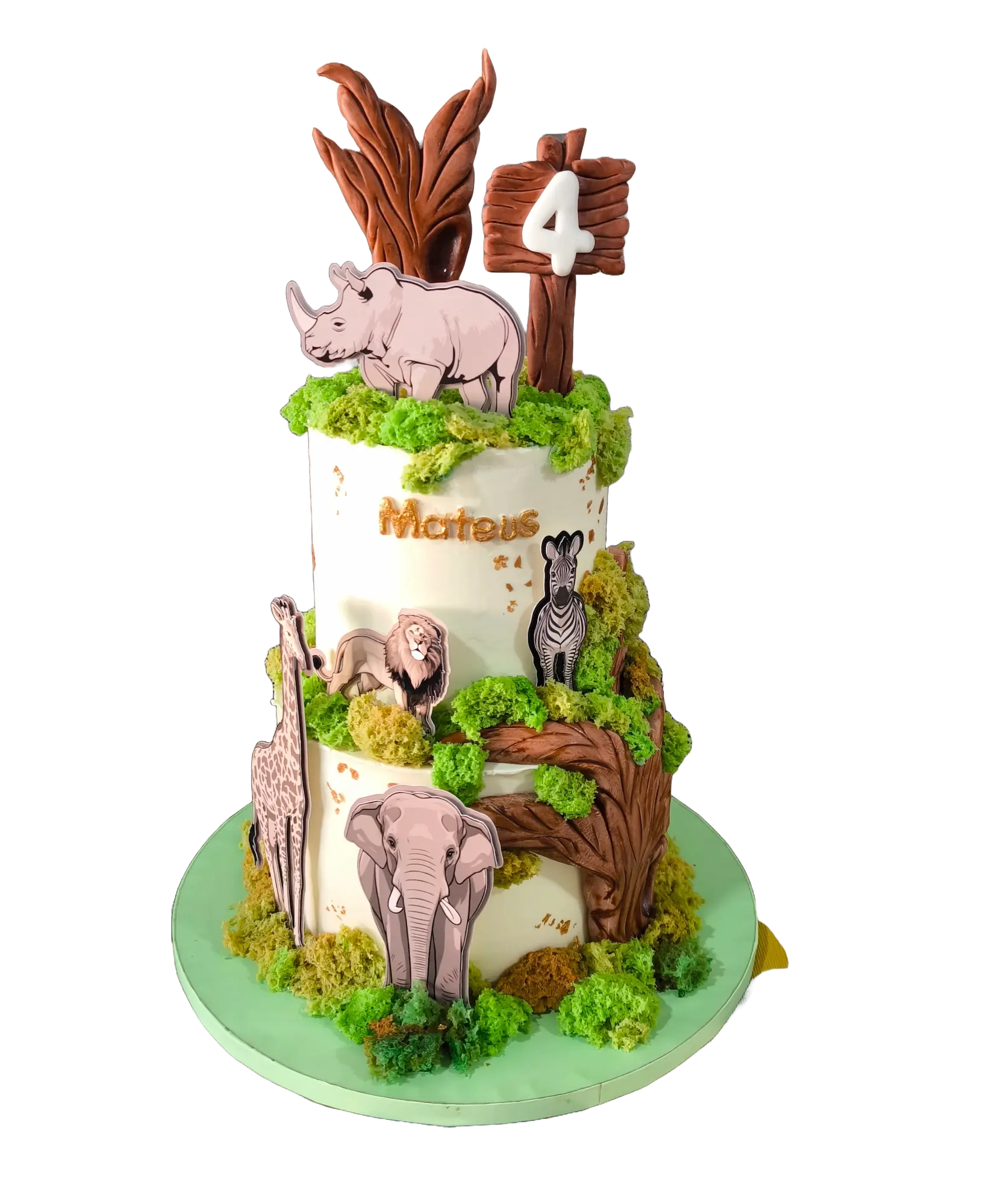 Bolo temático safari para aniversário – CakeIt